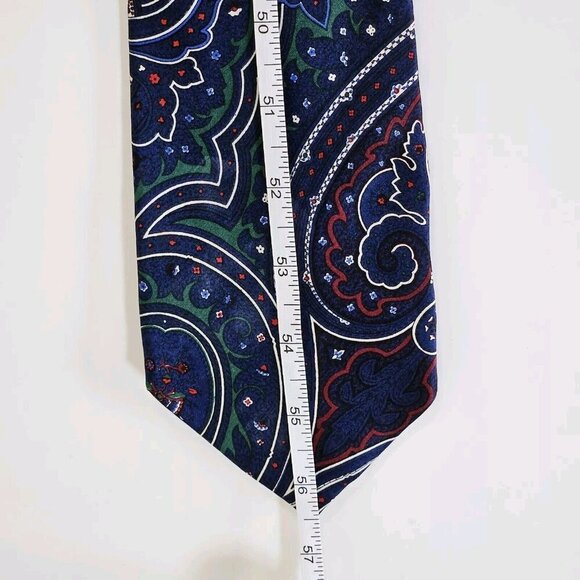 Gianfranco Ferre Tie Silk Italy Fantasy Paisley Print Party W 3.75 L 56.5 inches - Picture 8 of 11